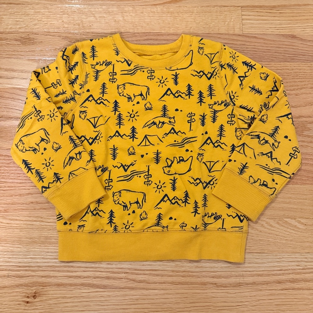 Jumping Beans Mustard Adventure Sweatshirt